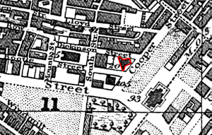 Central Manchester, from Swire's map of 1825