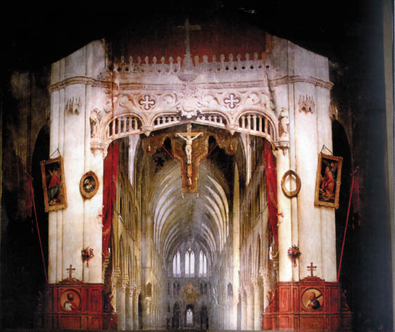 Expo Daguerre - Bry-sur-Marne 2001, the diorama illuminated