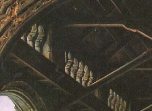 Detail of Daguerre's oil painting