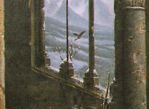 Detail of Daguerre's oil painting