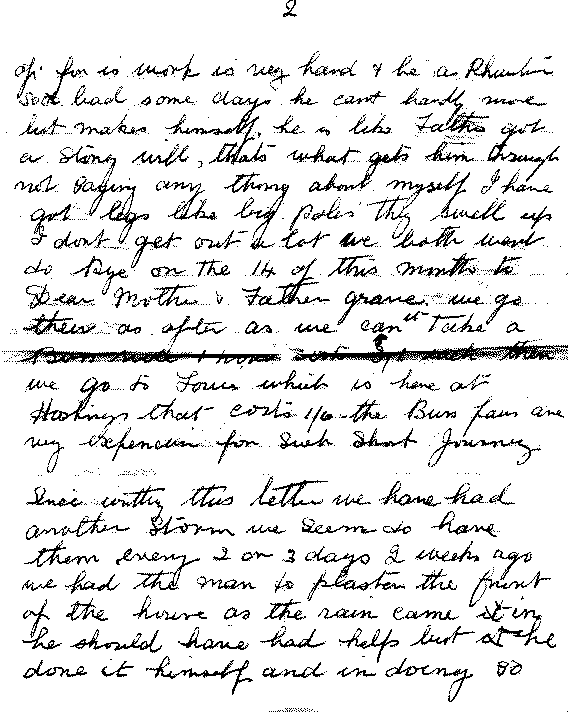 Carrie Wood's letter to Martha July 1958 pg2