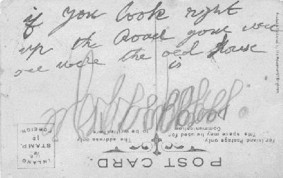 text of Lydd postcard
