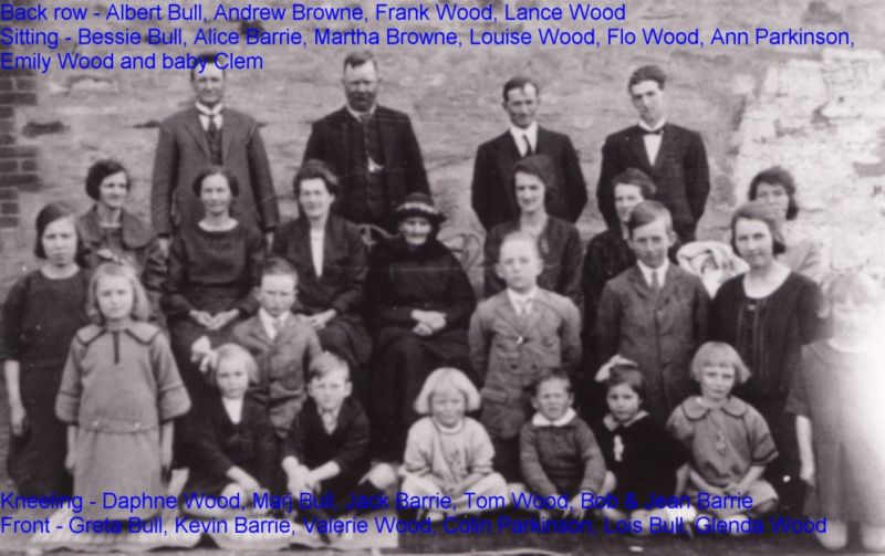 Three generations of the Wood family in South Australia. Photograph taken probably in August - October 1925