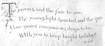 Text on New Year card c1890 - Frank and Annie Wood